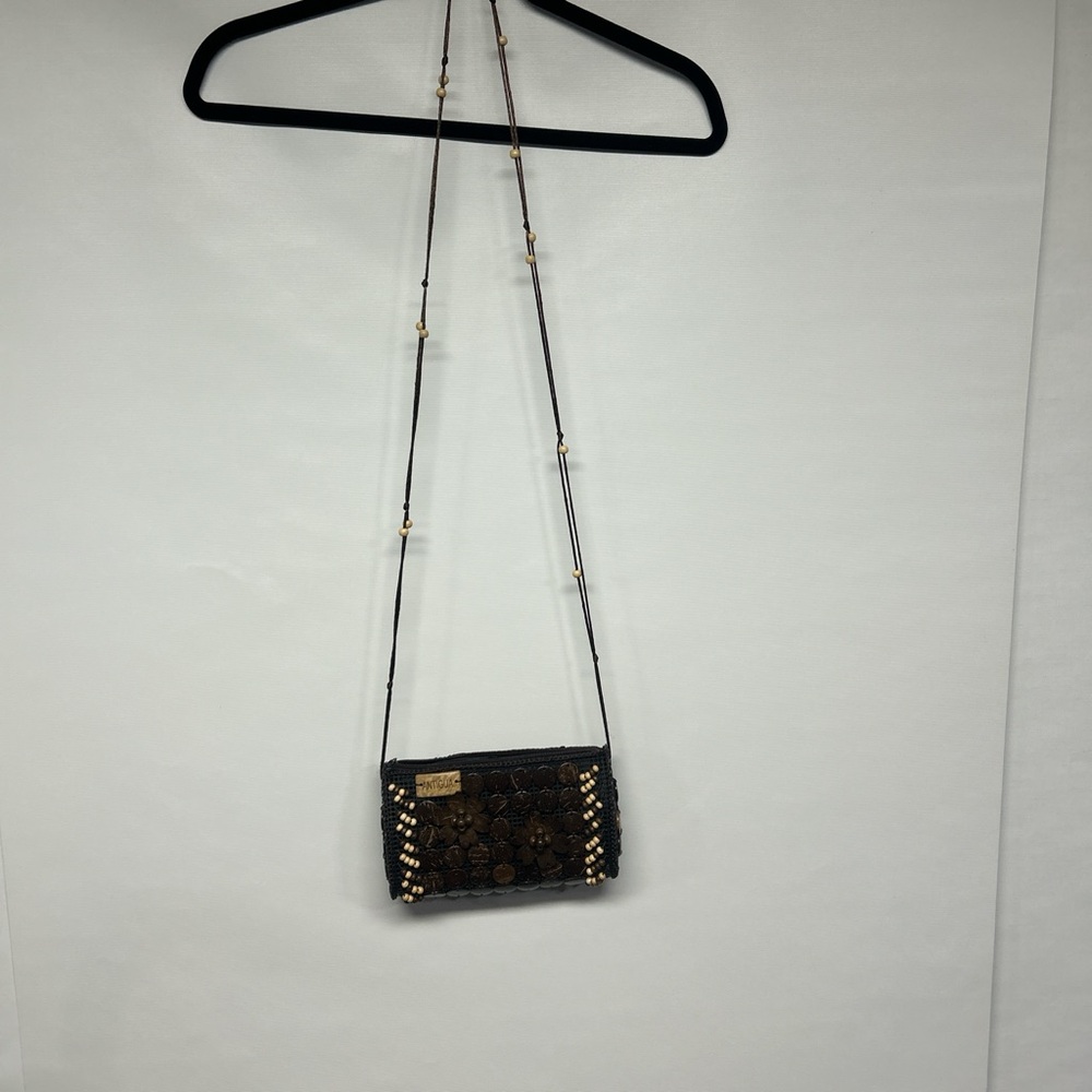 Antigua Brown Clutch crossbody